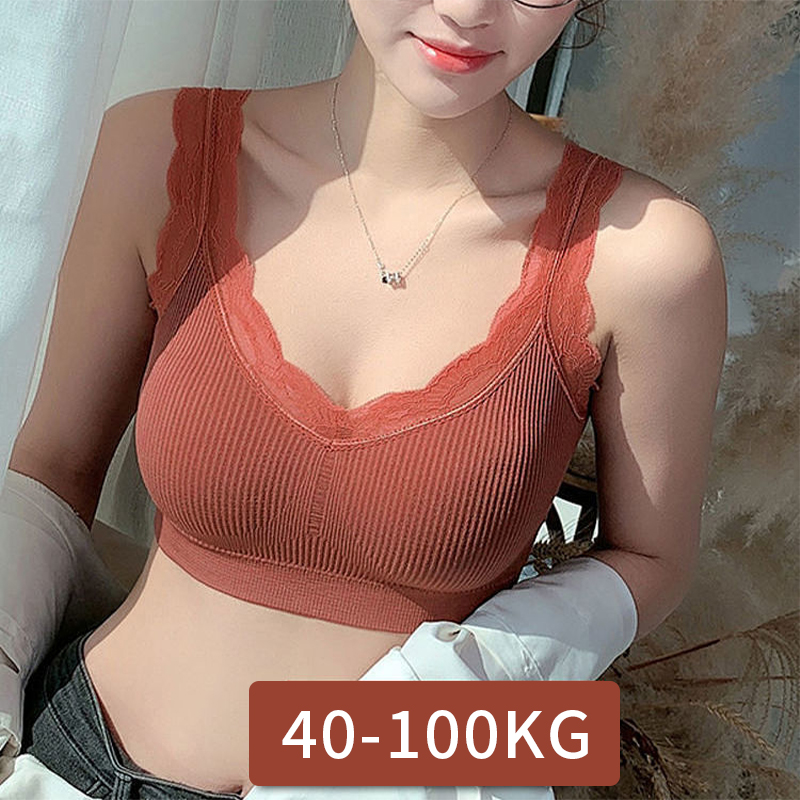 T Shirt Bra Seamless - セクシーなレースのブラジャー女性のための骨なしアンダープッシュアップスポーツベストタンクトップパッド見えないバックブラジャーなしカップ