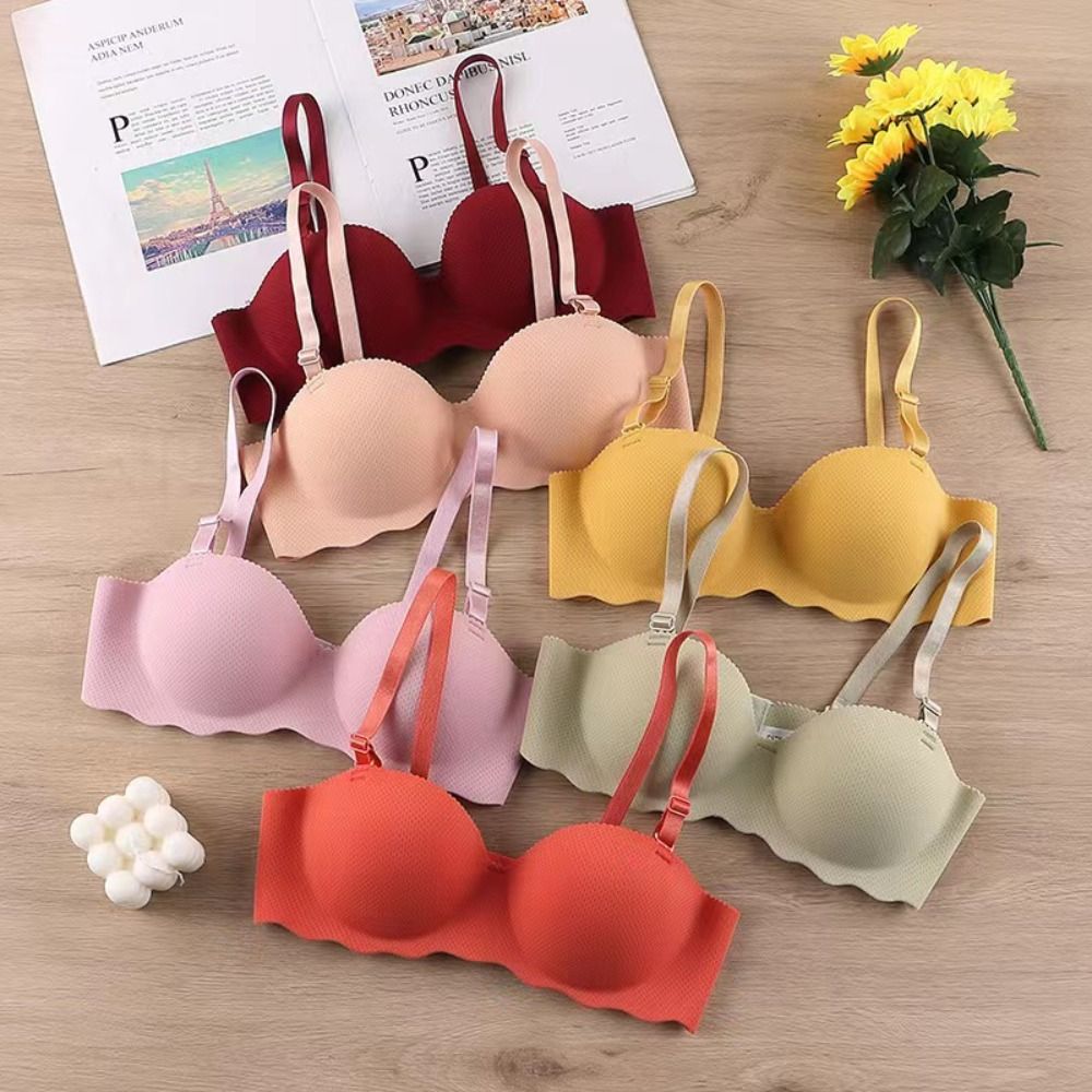 Wirefree Bra Comfort - トレンディなコンフォートシームレスブラジャー調節可能なキャンディーカラープッシュアップブラジャーたるみ防止リフティングバックスムージングブラジャー女性用