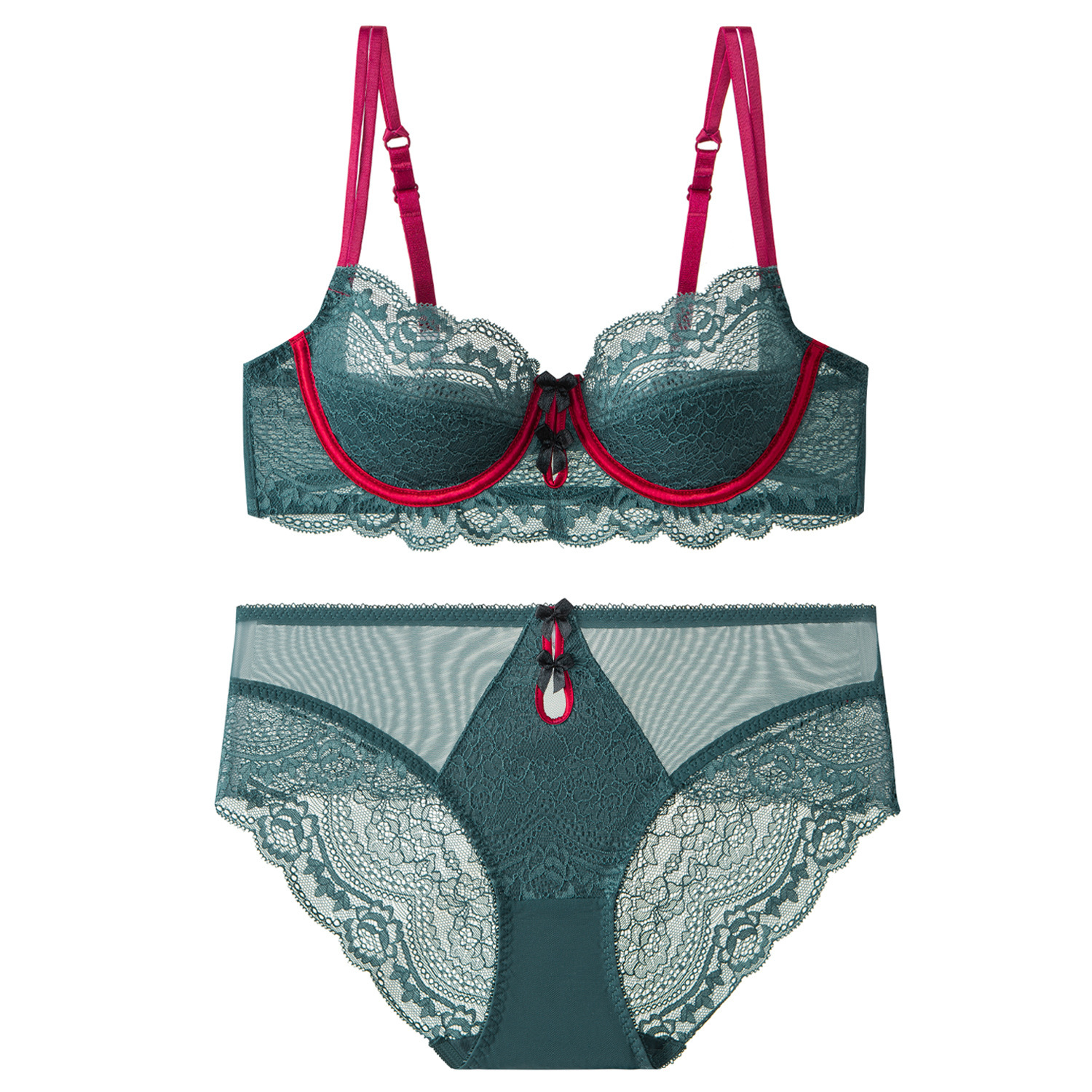 Cotton Bra Everyday - 女性用の超薄型レースブラセット,親密なランジェリー,大きいサイズ,70, 75, 80, 8590, 95,b,c,d,e