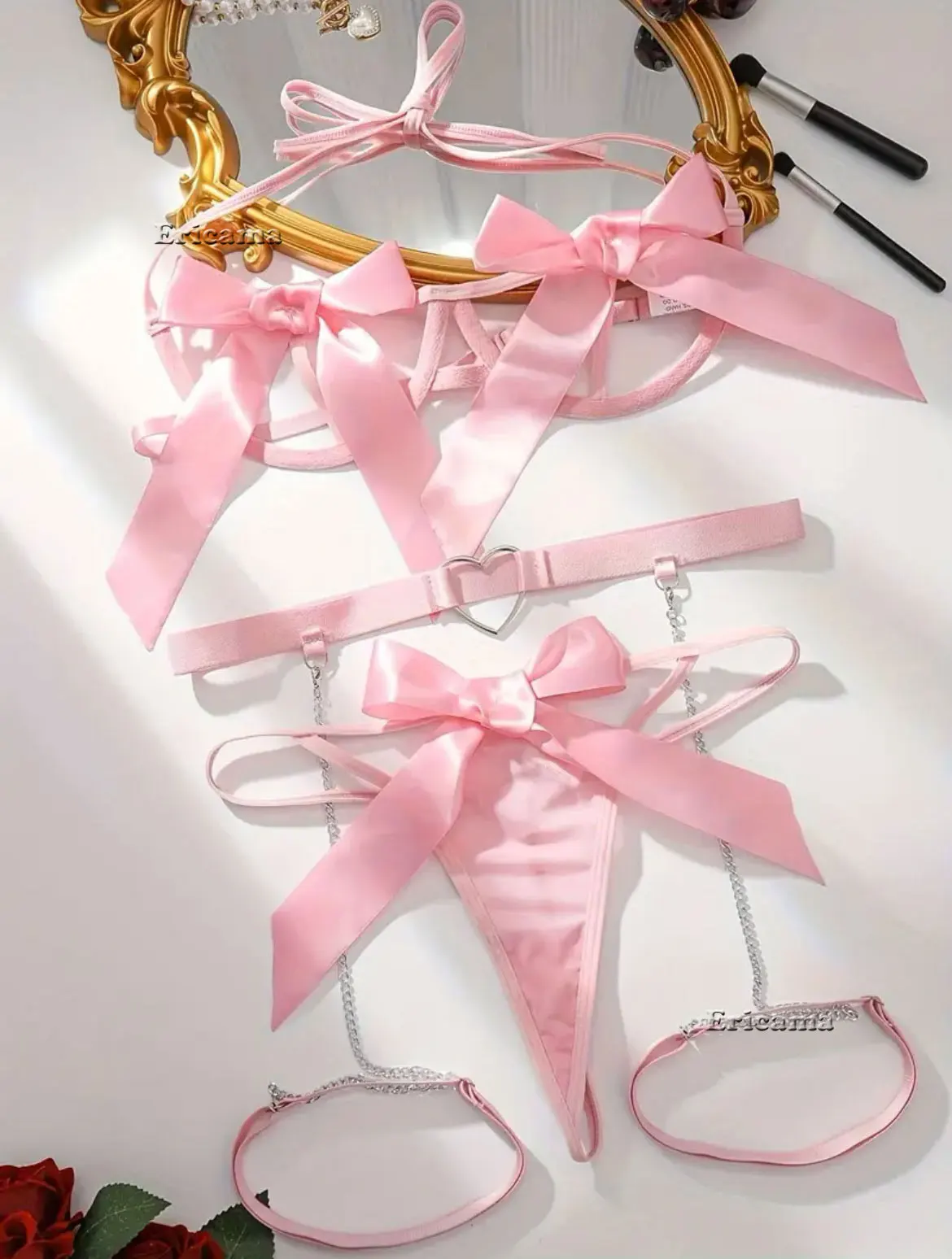 Lace Bralette Set - セクシーなランジェリー女性レース透明下着ブリーフセット繊細なブラジャーキットプッシュアップ Breves セットセクシーなエロブラジャーランジェリーセット