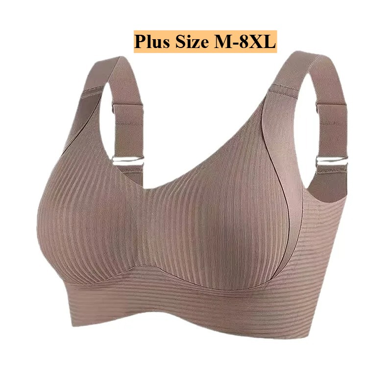 Minimizer Bra Women - M-8XL プラスサイズ レディース フルカバー ミニマイザー 垂れ防止