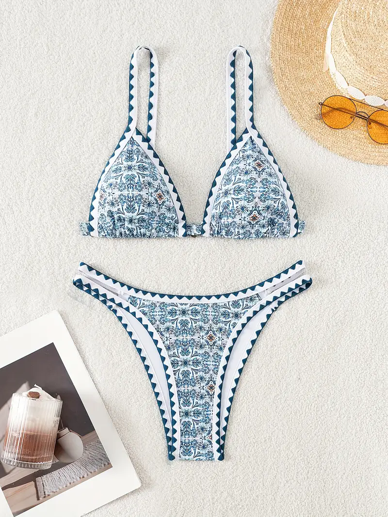 ZTVitality セクシーなプッシュアップ花柄ビキニセッ - Underwire Bra Padded のレビューと価格