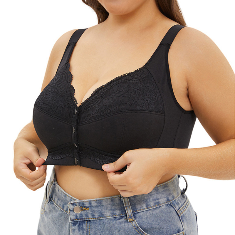 A-G カップ女性プラスサイズのブラジャーフロント閉鎖プッシ - Lace Bralette Set のレビューと価格