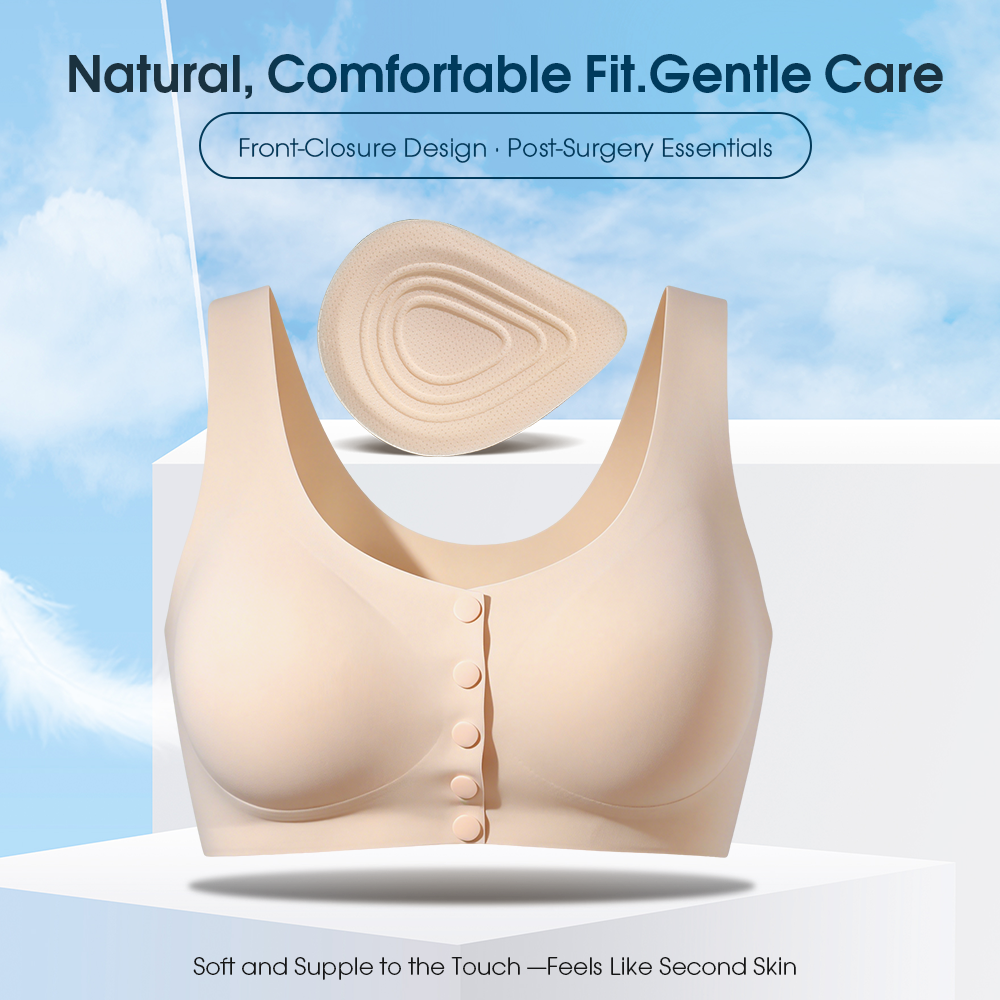 LERVANLA 乳房切除ブラジャー ブレストフォーム付き  - Mastectomy Bra Pocket のレビューと価格