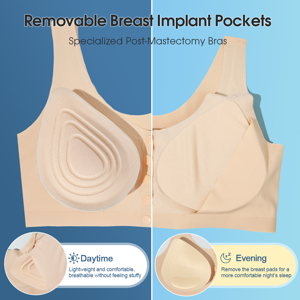 LERVANLA 乳房切除ブラジャー ブレストフォーム付き  - Mastectomy Bra Pocket のレビューと価格