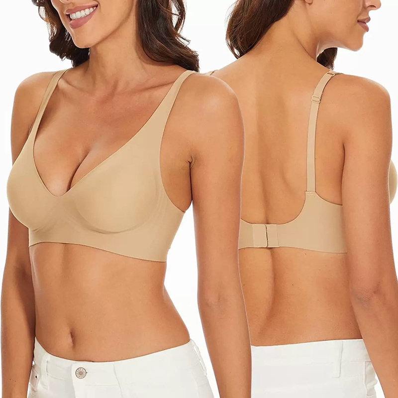 セクシーなシームレスゼリーブラ S-4XL 高品質女性用下着 - Minimizer Bra Women のレビューと価格