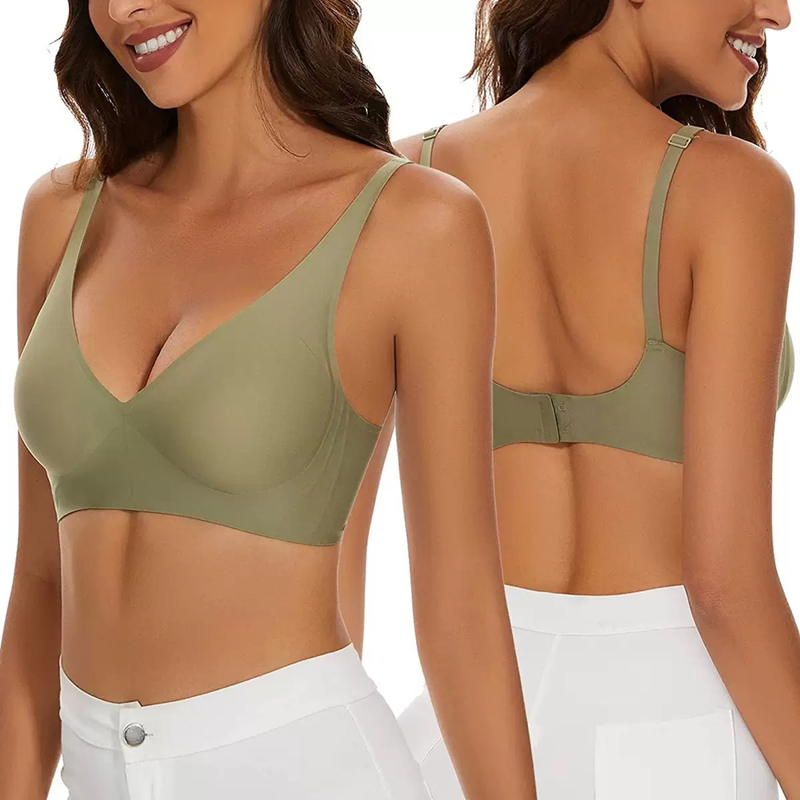 セクシーなシームレスゼリーブラ S-4XL 高品質女性用下着 - Minimizer Bra Women のレビューと価格