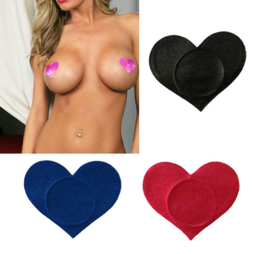 セクシーな乳首カバー目に見えない使い捨て胸パッチ胸ステッカー - Strapless Bra Adhesive のレビューと価格