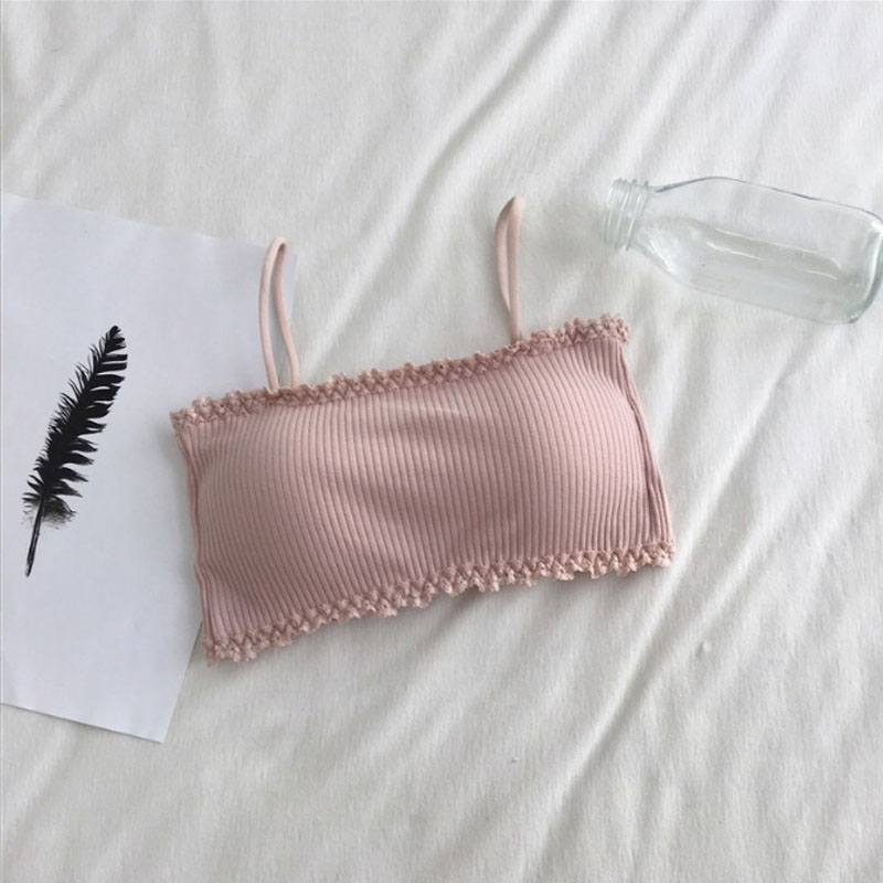 女性の綿のブラジャー女性のチューブトップブラジャー女性のサス - T Shirt Bra Seamless のレビューと価格