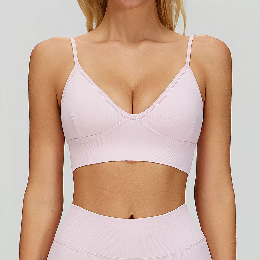 スポーツブラ女性通気性耐衝撃ジムワークアウトフィットネスプッ - Minimizer Bra Women のレビューと価格