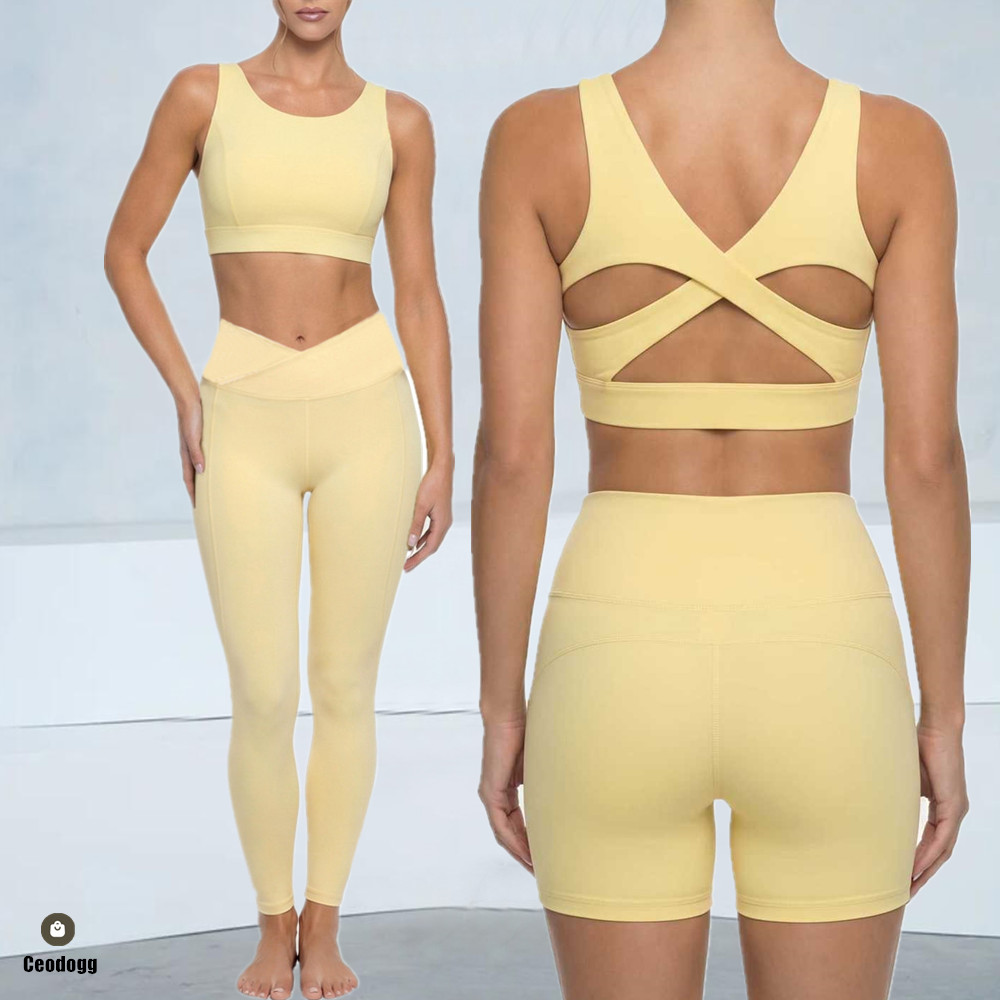 パッドプッシュアップヨガフィットネスブラジャー衝撃吸収スポー - Minimizer Bra Women のレビューと価格