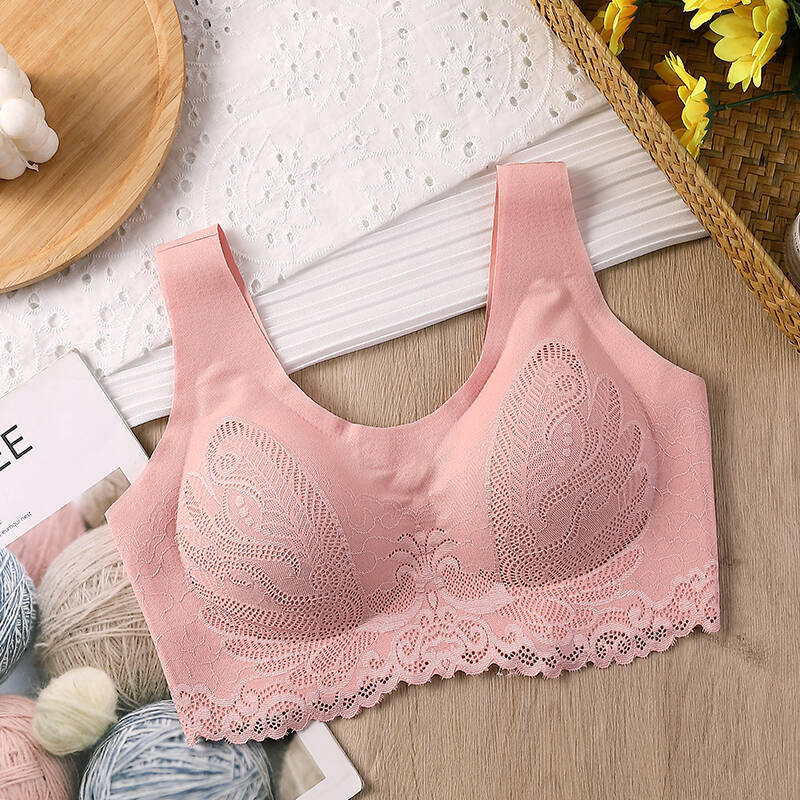 女性のための通気性のあるラテックスブラ,シームレスな下着,パ - Underwire Bra Padded のレビューと価格