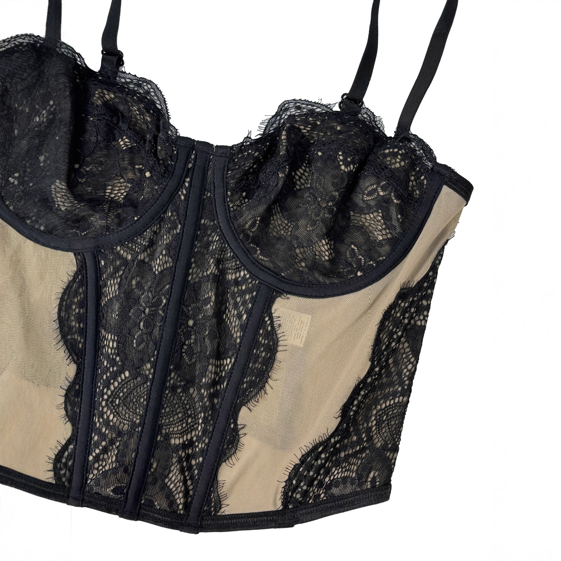 セクシーなレースブラレット、パッドなしビスチェブラ、女性用シ - Sheer Bra Lace のレビューと価格