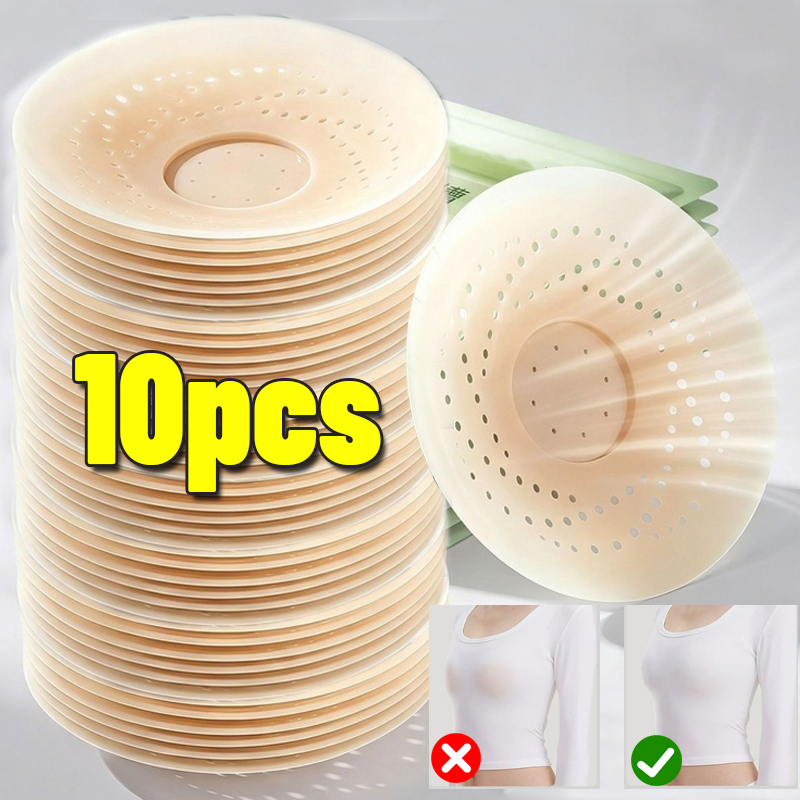 2-10 個目に見えない自己粘着胸パッド再利用可能な通気性の - Strapless Bra Adhesive のレビューと価格