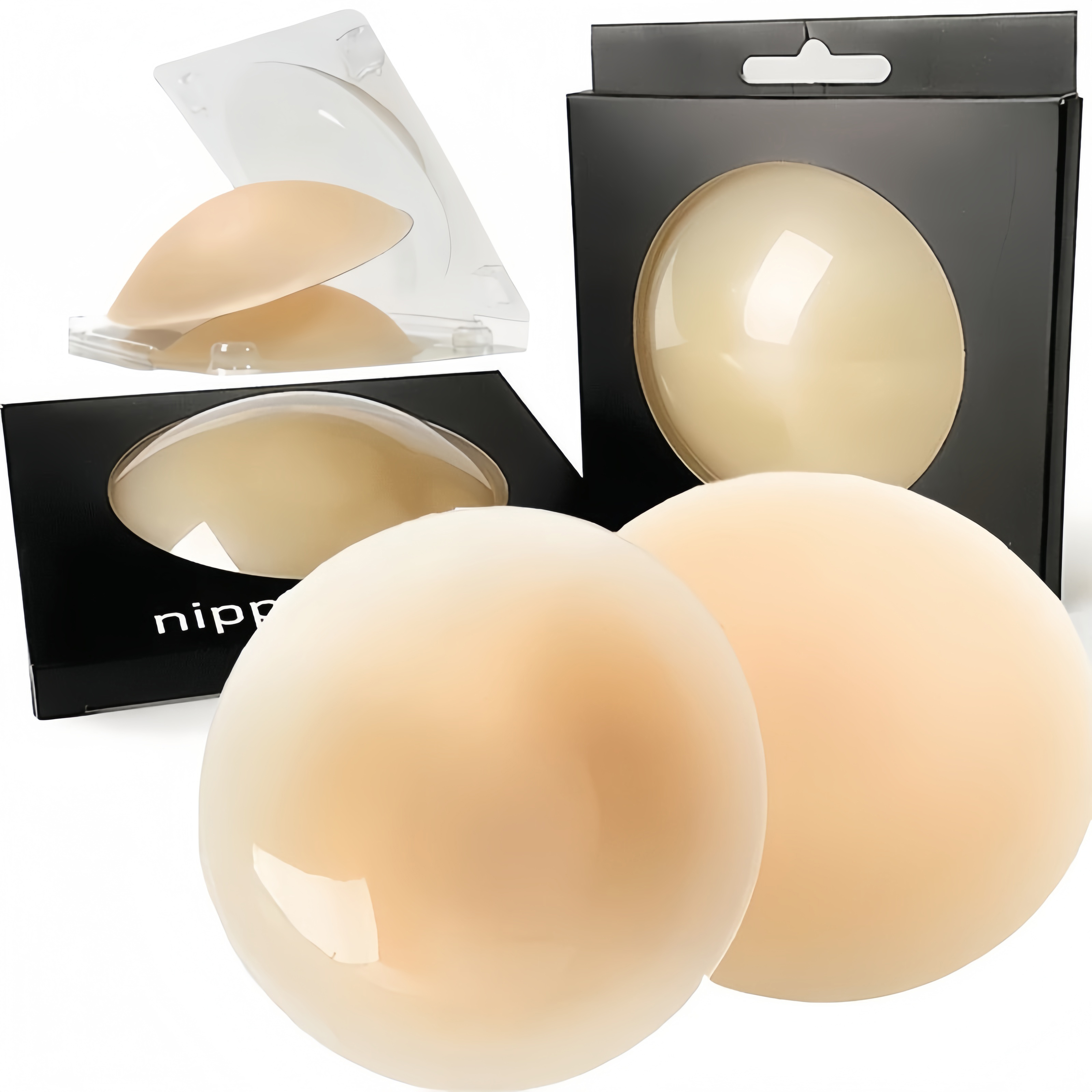目に見えない自己粘着性のシリコーン胸の花びら,防水ステッカー - Strapless Bra Adhesive のレビューと価格