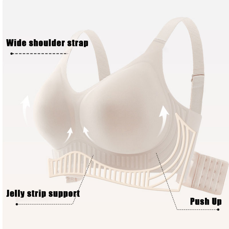 大きいサイズのワイヤレスフルカバーブラジャー、ミニマイザー、 - Minimizer Bra Women のレビューと価格