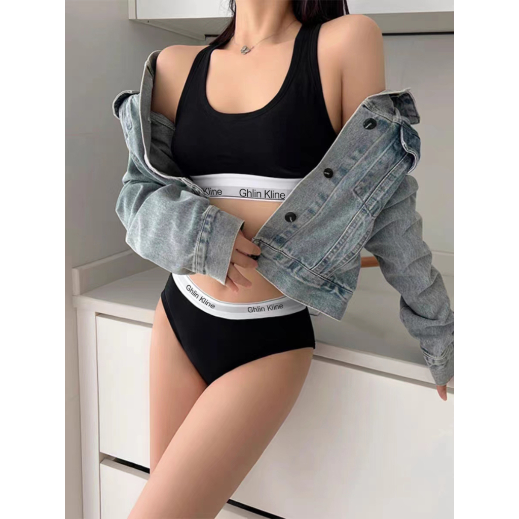 2 個 Ghlin Kline 下着ブラセット付き女性綿スポ - Cotton Bra Everyday のレビューと価格