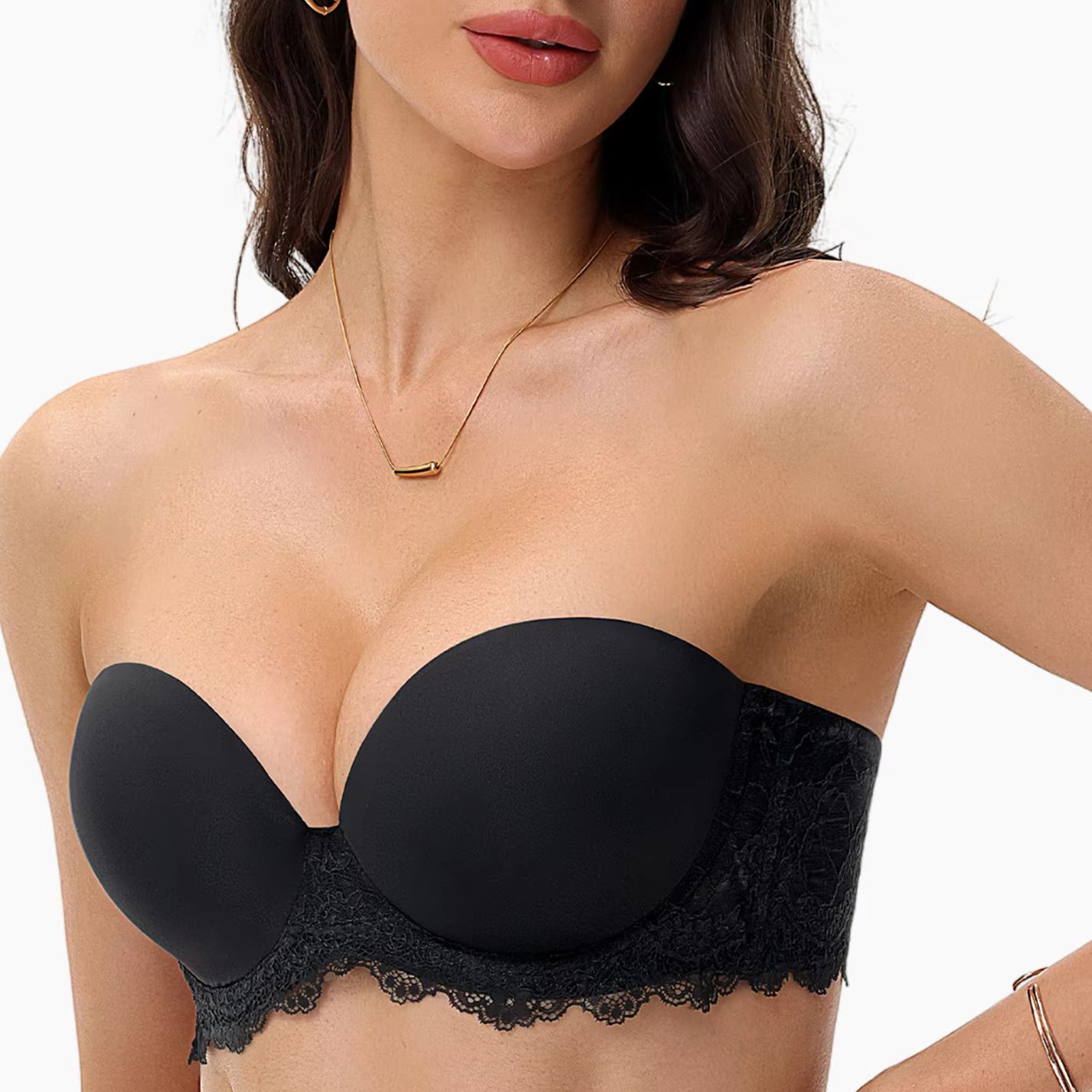 新しい女性用ブラジャー、セクシーランジェリー、レースブラレッ - Convertible Bra Multiway のレビューと価格
