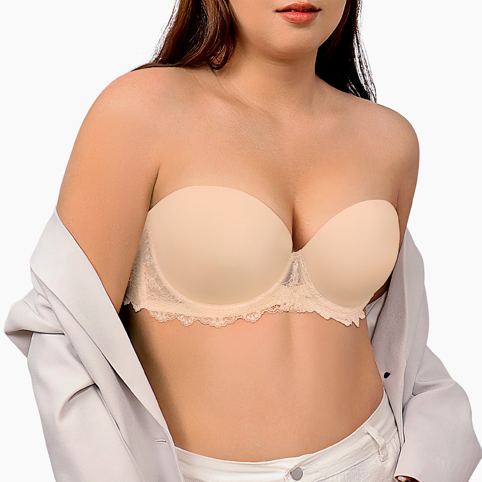 新しい女性用ブラジャー、セクシーランジェリー、レースブラレッ - Convertible Bra Multiway のレビューと価格