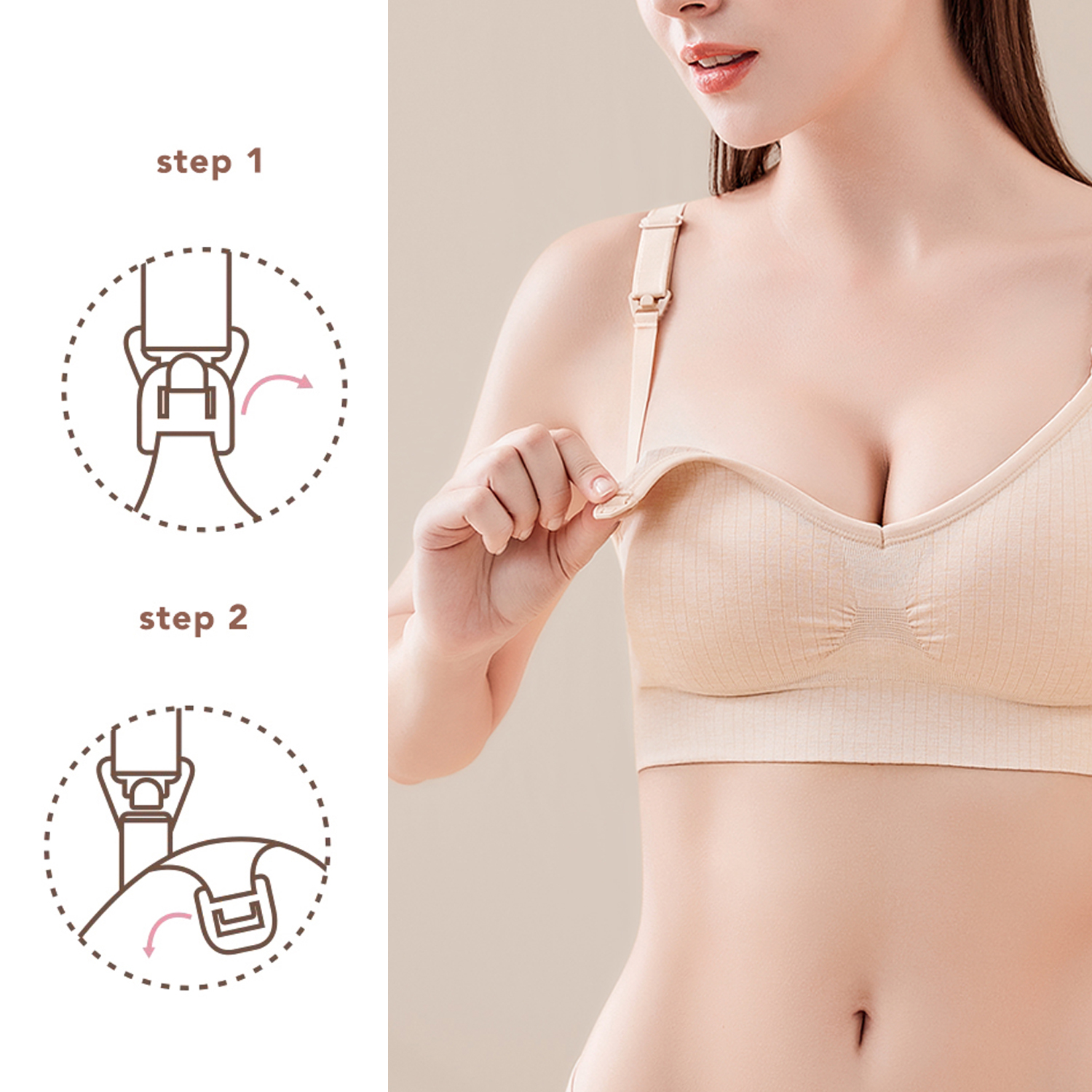 18 ミリメートル授乳ブラジャークリップ授乳クラスプマタニテ - Nursing Bra Clip のレビューと価格