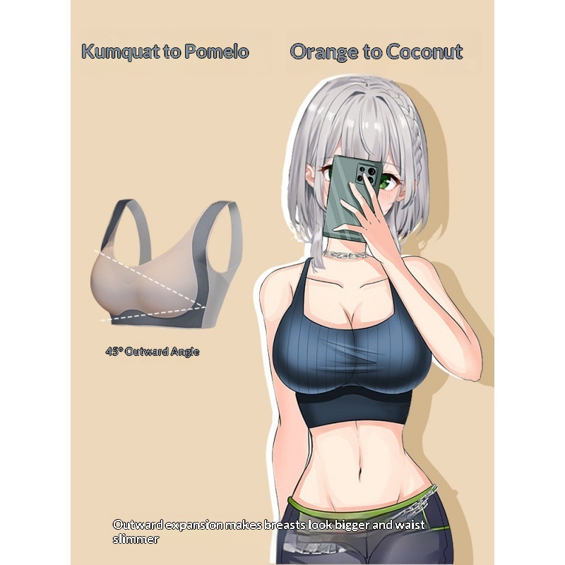 傷跡のないコミックチェストブラ、女性用の売れ筋商品、小さな胸 - Wirefree Bra Comfort のレビューと価格