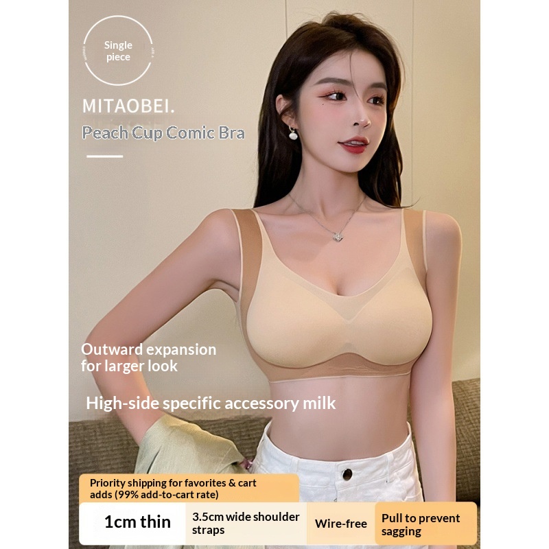傷跡のないコミックチェストブラ、女性用の売れ筋商品、小さな胸 - Wirefree Bra Comfort のレビューと価格