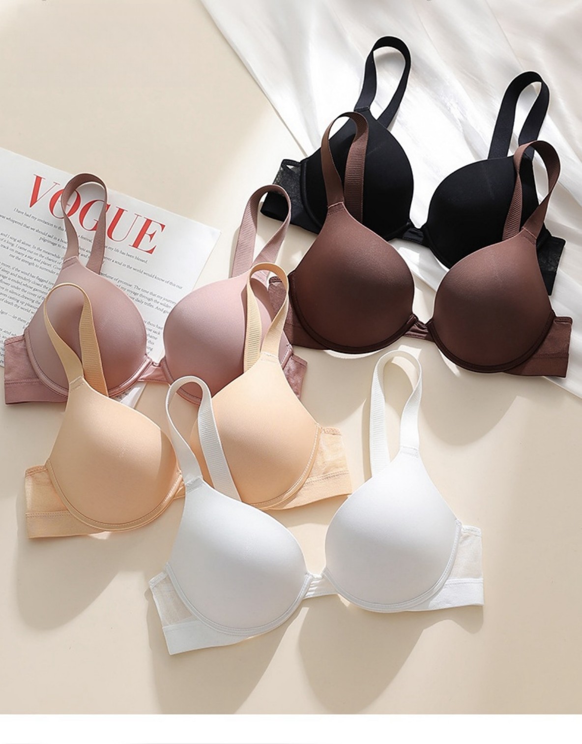 2025 女性のプラスサイズプッシュアップブラジャーセクシー - Demi Bra Balconette のレビューと価格
