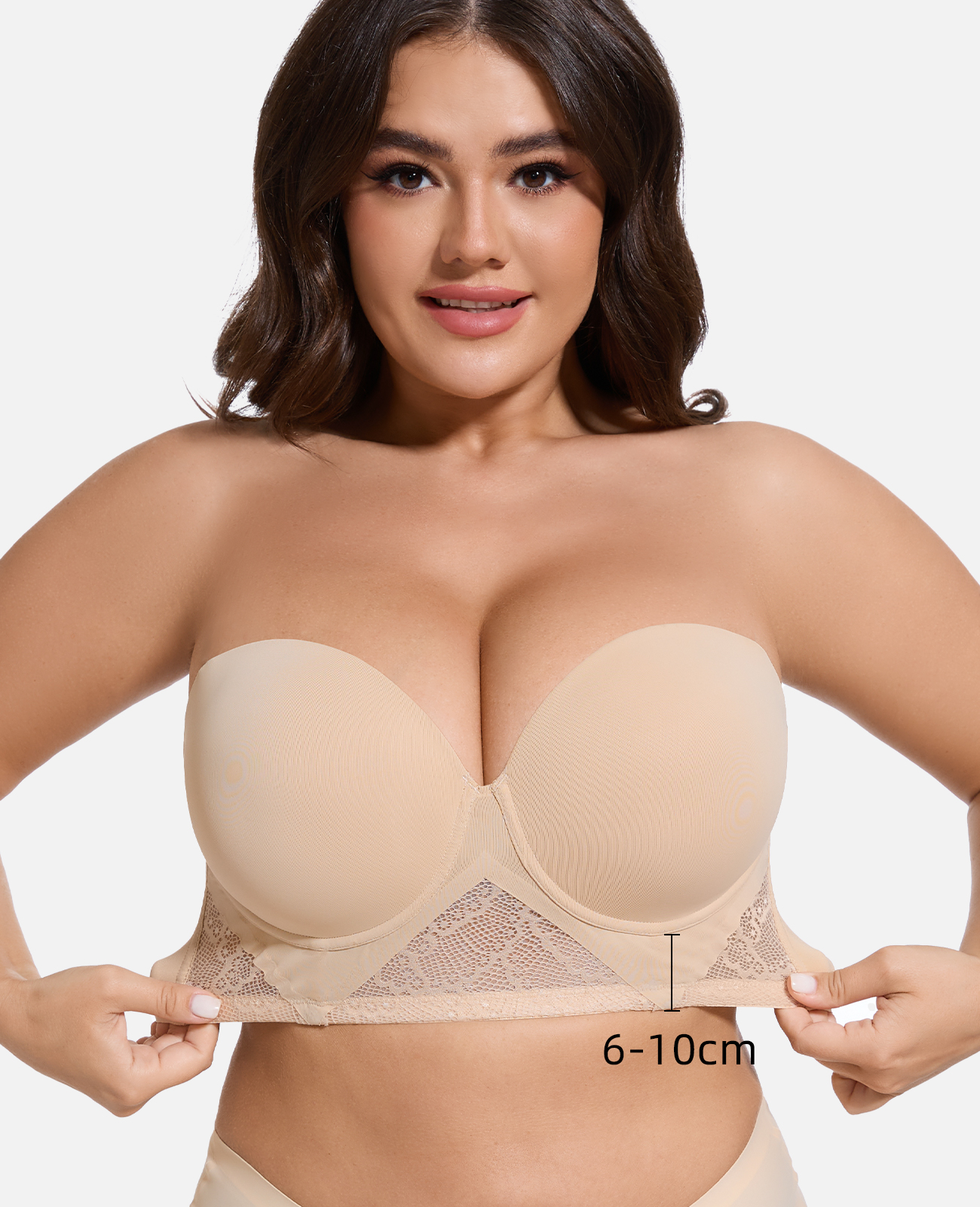 新しい女性用ブラジャー、デイリーセクシー薄型パッド入りレース - Convertible Bra Multiway のレビューと価格