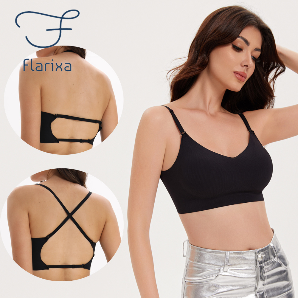 Flarixa-シームレスローバックブラ,マルチウェイサポー - Convertible Bra Multiway のレビューと価格