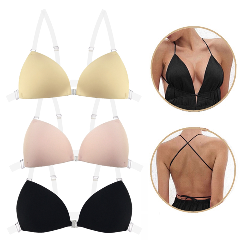女性用粘着ブラ、背中開きウェディングドレス用シリコン製プラン - Minimizer Bra Women のレビューと価格