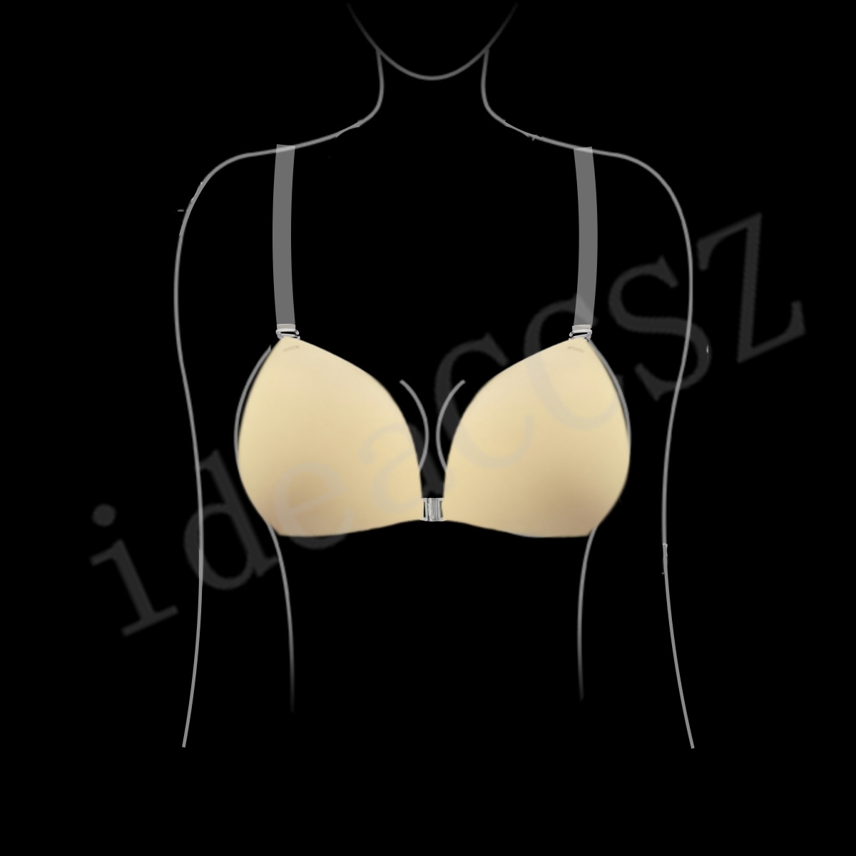 女性用粘着ブラ、背中開きウェディングドレス用シリコン製プラン - Minimizer Bra Women のレビューと価格