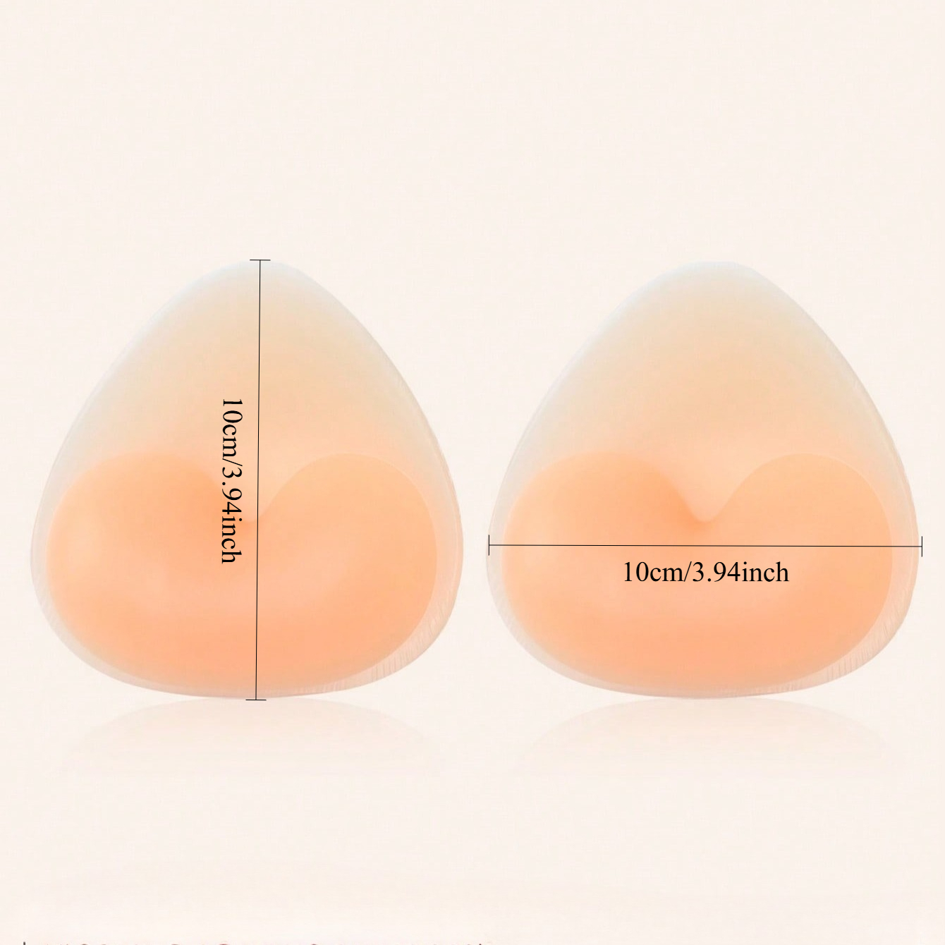 シリコンブラパッド、三角形プッシュアップパッド、水着＆ビキニ - Push Up Bra Silicone のレビューと価格