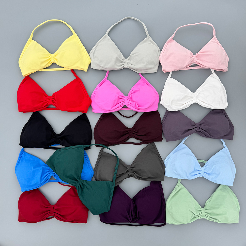 ストラップ付きブラトップ レディース ハイサポート 薄型スト - Sports Bra Racerback のレビューと価格